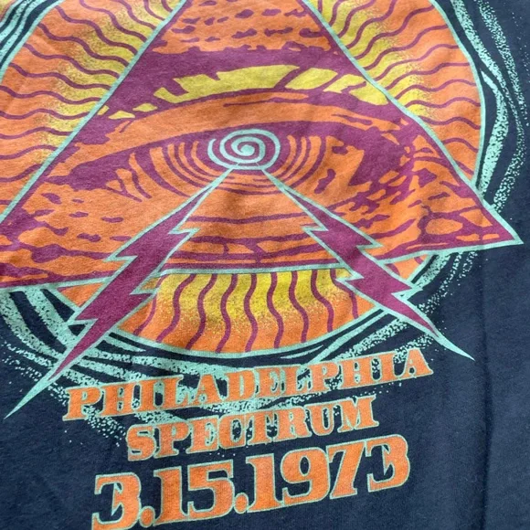 Free People x Retro Brand Pink Floyd Philadelphia Spectrum 1975 tee size small - Picture 3 of 8